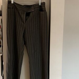 INC International Concepts Charcoal Pinstripe Pants